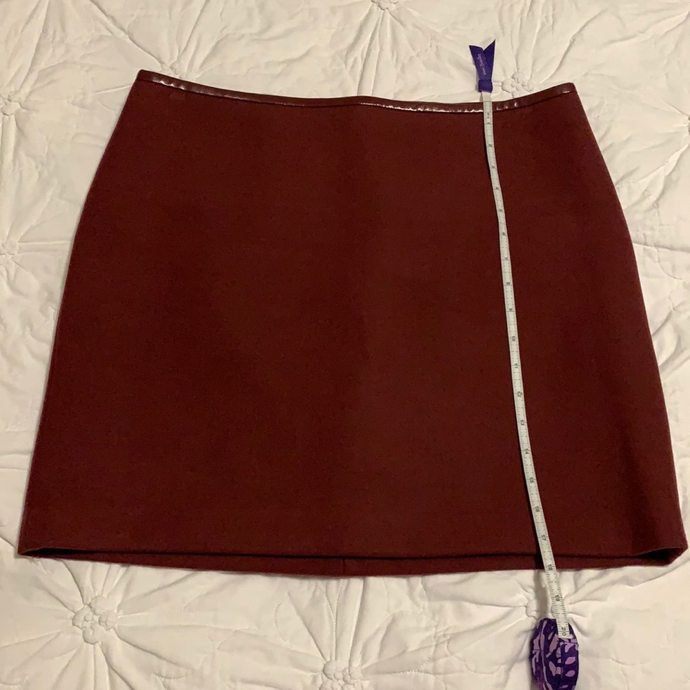 White House Black Market maroon/burgundy skirt
